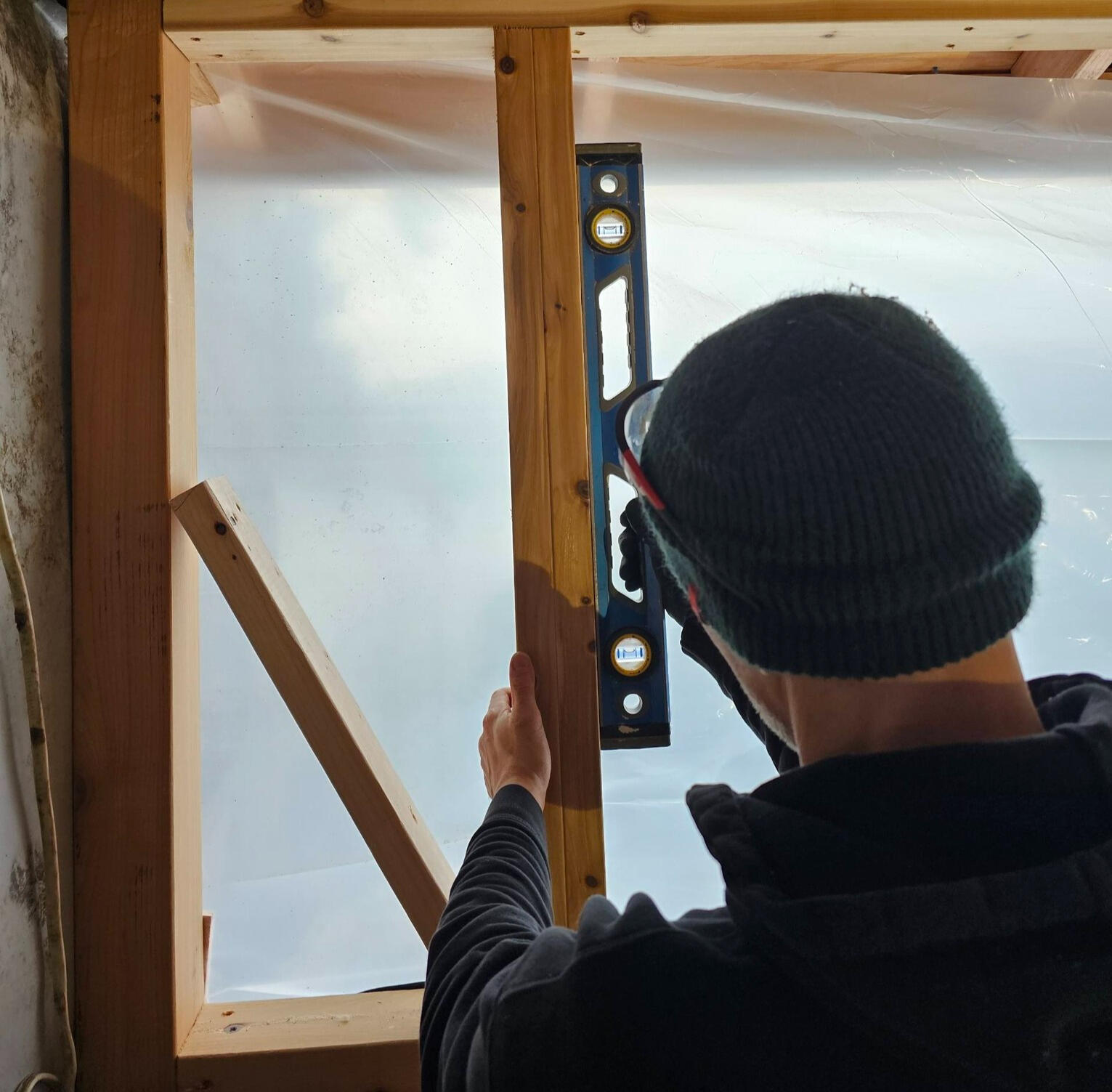 Two photos of a deck. The first photo is weathered and worn and labeled "before", the second photo is clean and refinished, labeled "after."